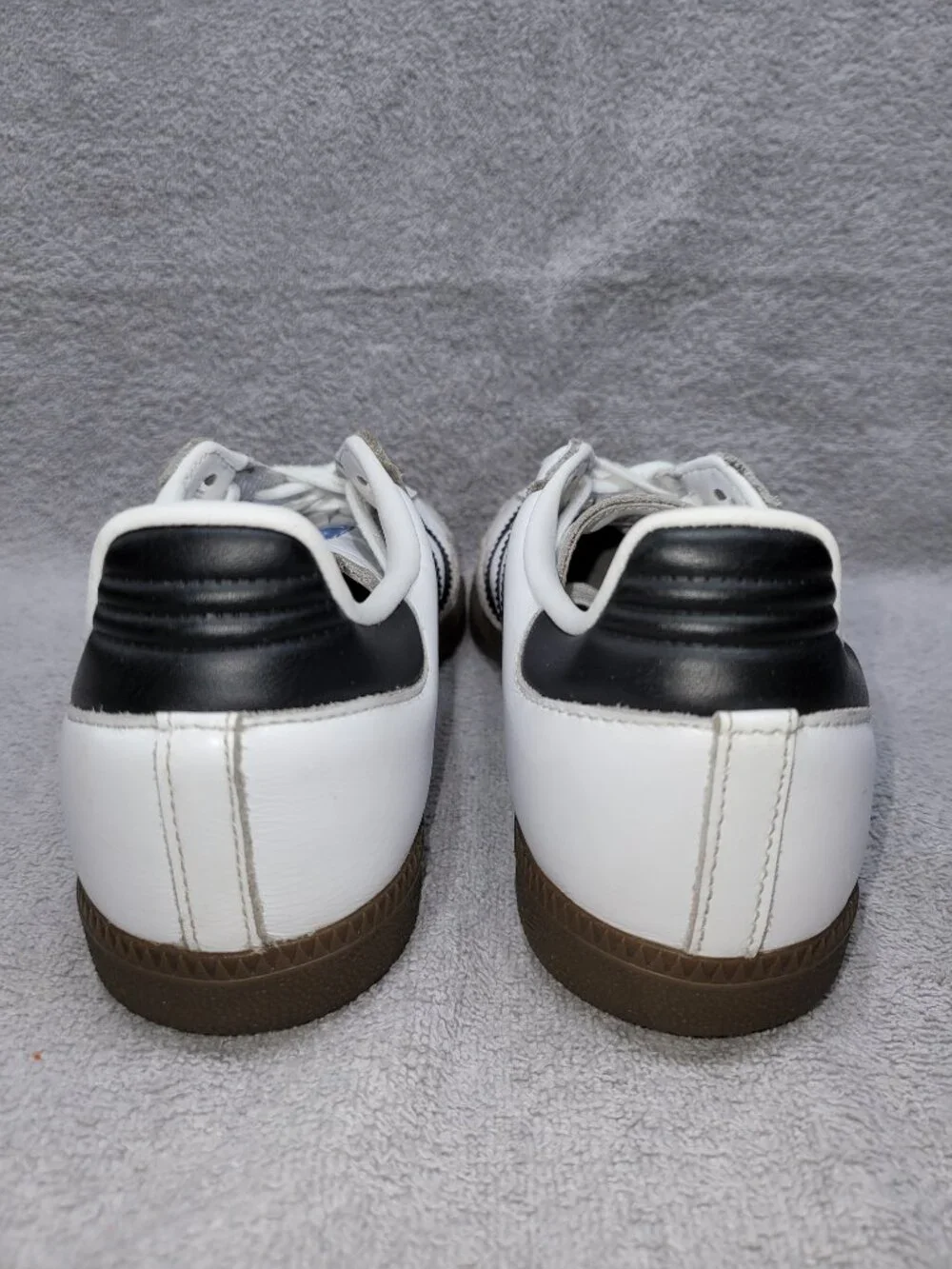 Adidas Samba OG Sneakers IG9030 White/Black Brown Gum Sole Women's/Ladies Size 7
